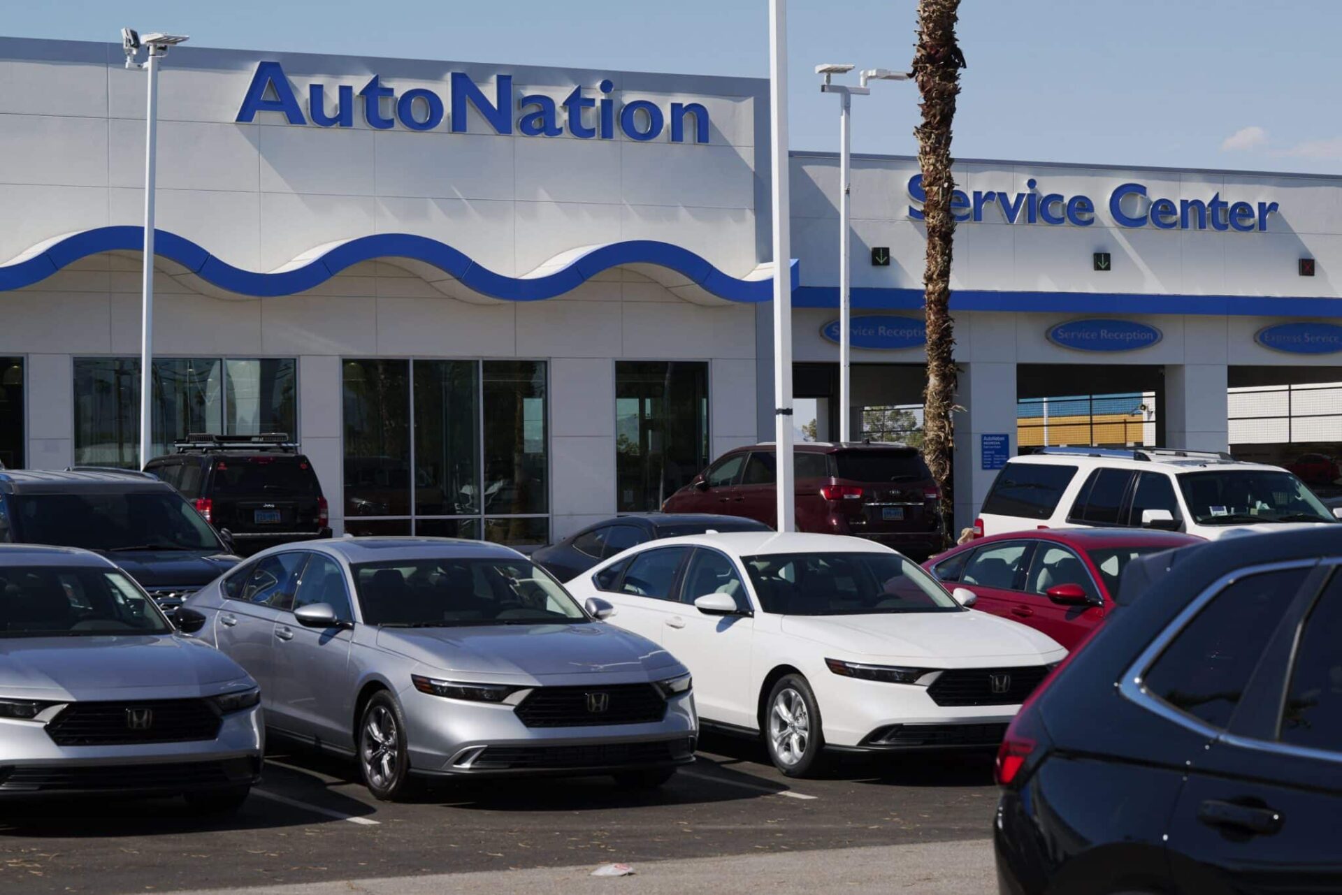 An AutoNation dealership in Las Vegas, Nevada, US
